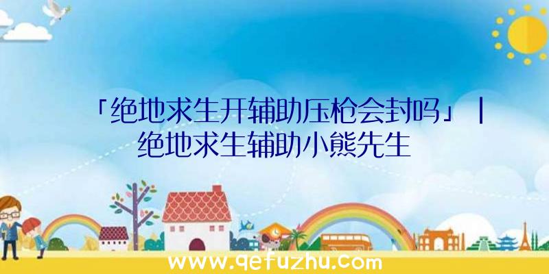 「绝地求生开辅助压枪会封吗」|绝地求生辅助小熊先生